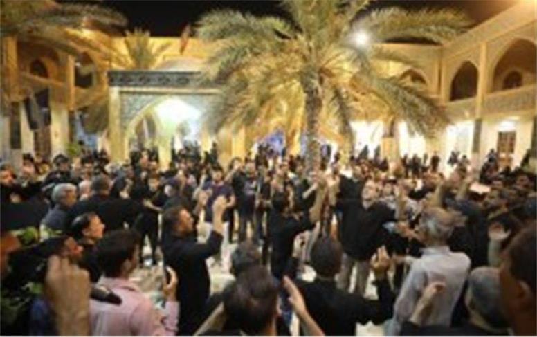 کیش یکپارچه میزبان آیین شام غریبان حسینی شد