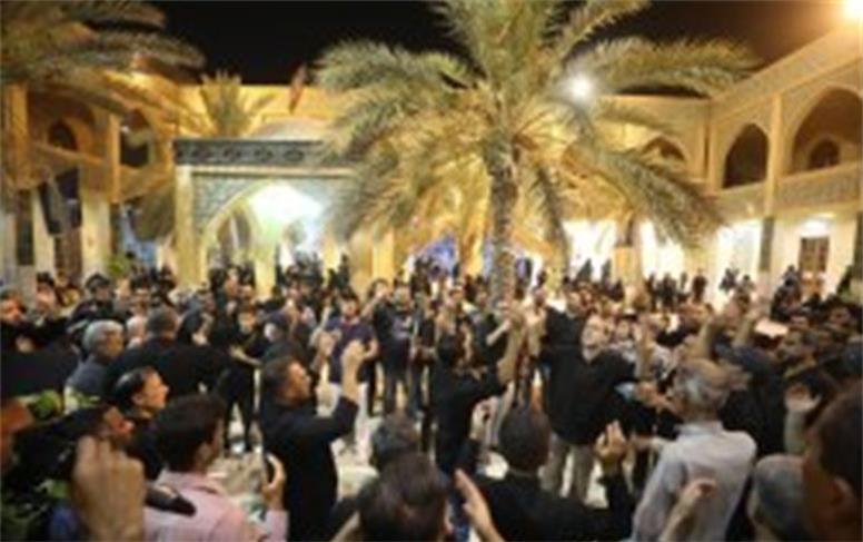 کیش یکپارچه میزبان آیین شام غریبان حسینی شد