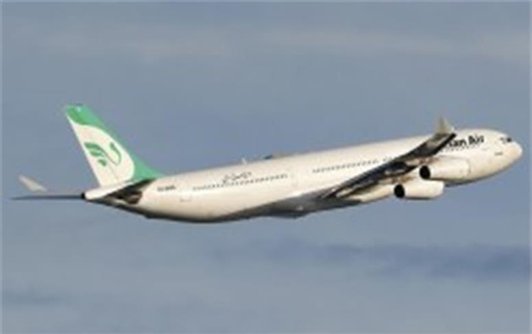 بازگشت هواپیمایی ماهان به مسیر پروازی تهران ـ کیش با ایرباس پهن‌پیکر A340